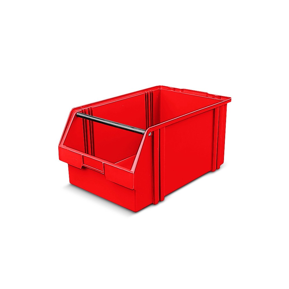 Immagine del prodotto: Contenitore a bocca di lupo in polistirolo, HxLxP 230 x 300 x 500 mm, rosso