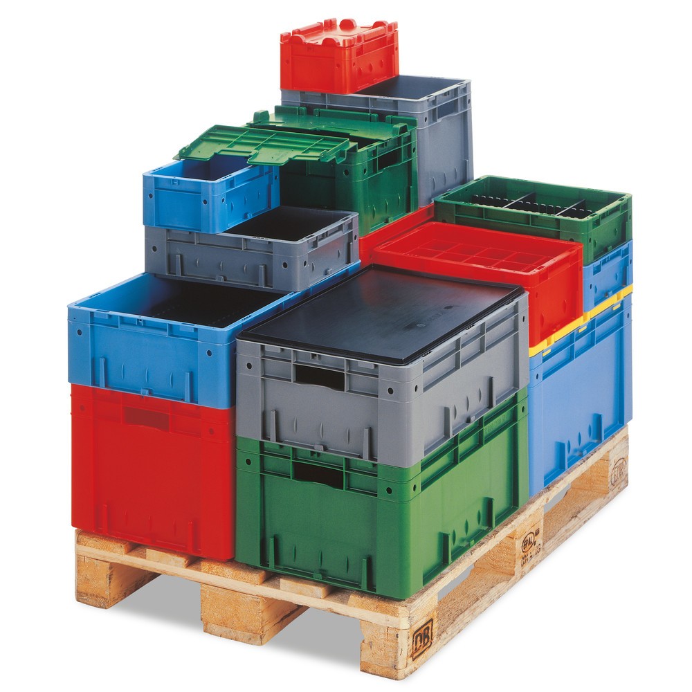 Immagine del prodotto n. 2: Contenitore impilabile Euro per carichi pesanti, 20 litri, rosso