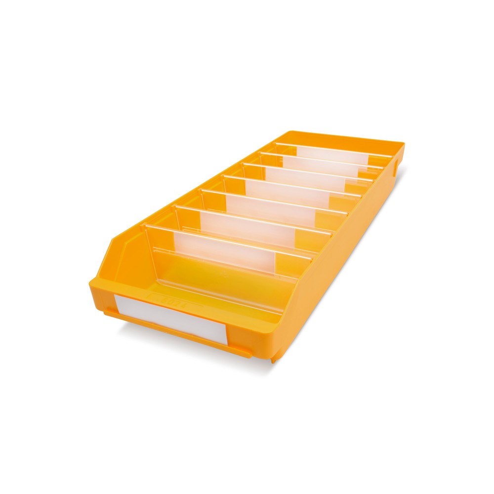 Immagine del prodotto n. 1: Contenitore per scaffale con apertura frontale, LxP 240 x 600 mm, giallo