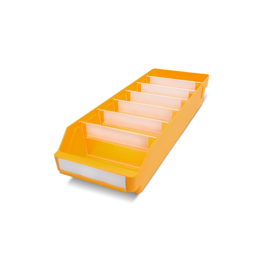 Contenitore per scaffale con apertura frontale, LxP 180 x 500 mm, giallo Immagine del prodotto: Contenitore per scaffale con apertura frontale, LxP 180 x 500 mm, giallo