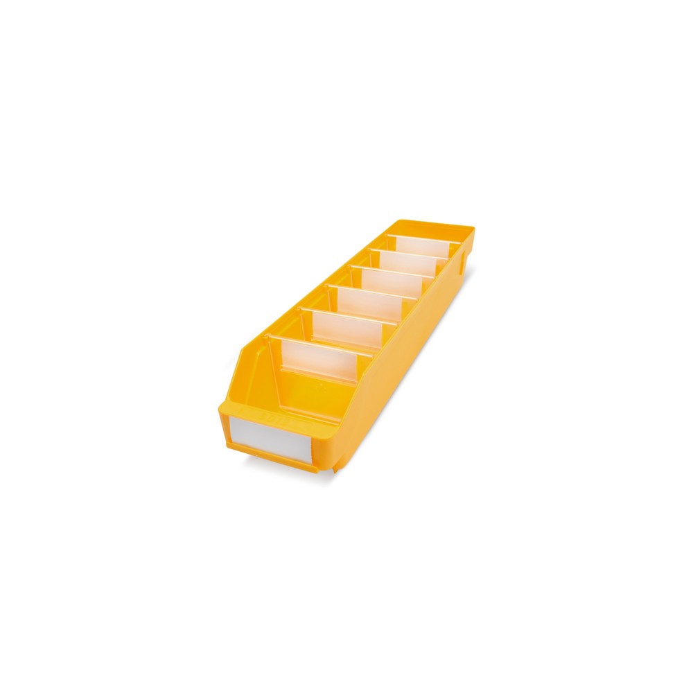 Immagine del prodotto: Contenitore per scaffale con apertura frontale, LxP 120 x 500 mm, giallo