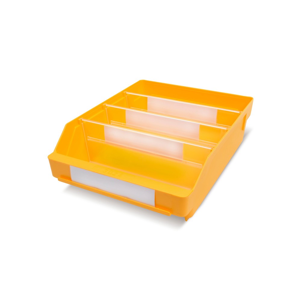 Immagine del prodotto: Contenitore per scaffale con apertura frontale, LxP 240 x 300 mm, giallo