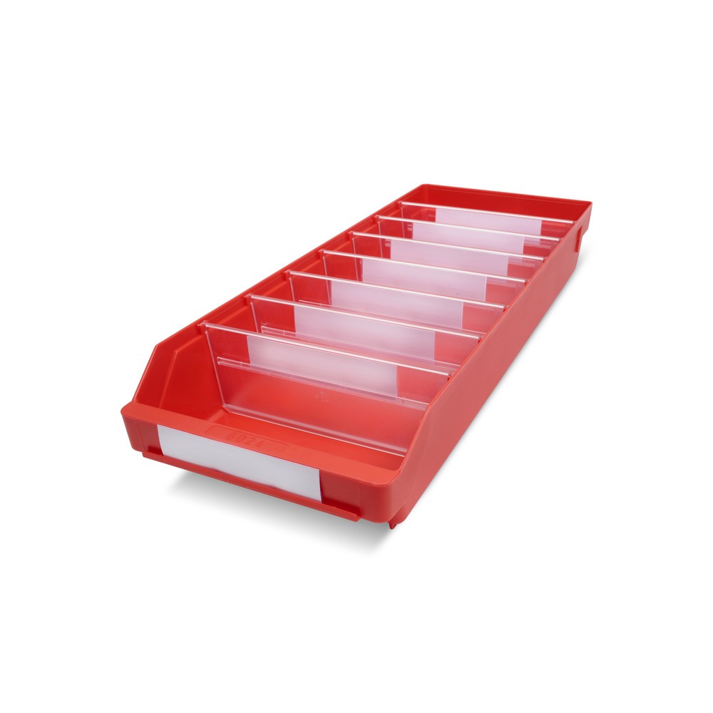 Immagine del prodotto: Contenitore per scaffale con apertura frontale, LxP 240 x 600 mm, rosso
