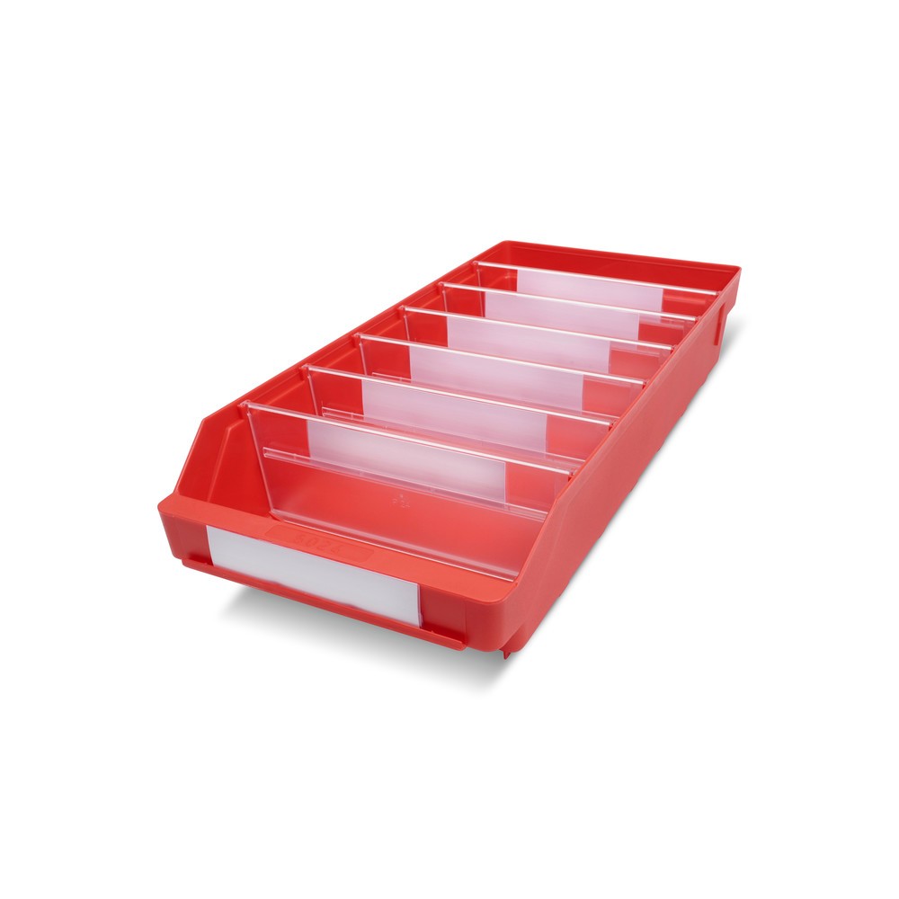 Immagine del prodotto: Contenitore per scaffale con apertura frontale, LxP 240 x 500 mm, rosso