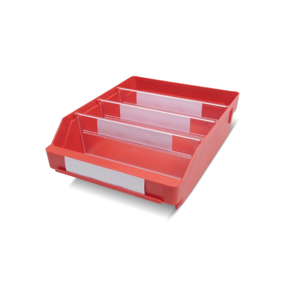 Immagine del prodotto: Contenitore per scaffale con apertura frontale, LxP 240 x 300 mm, rosso