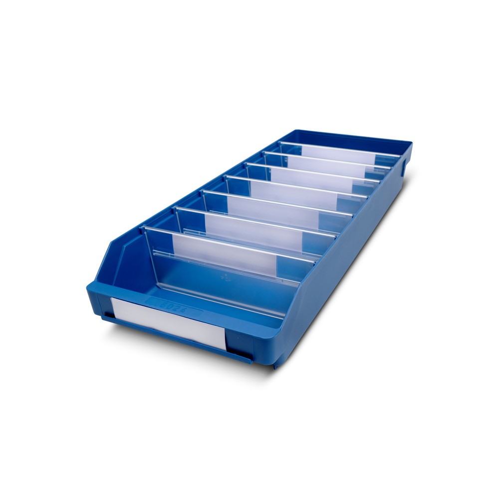 Immagine del prodotto n. 1: Contenitore per scaffale con apertura frontale, LxP 240 x 600 mm, blu