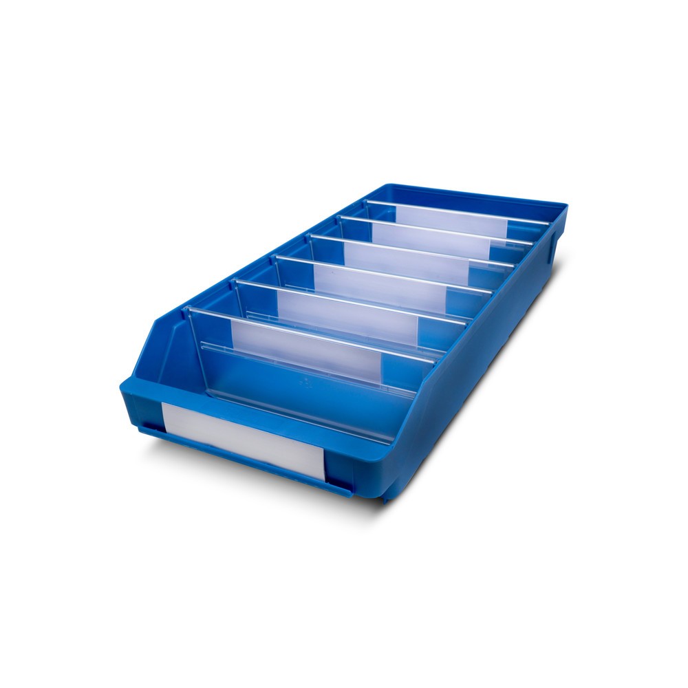 Immagine del prodotto: Contenitore per scaffale con apertura frontale, LxP 240 x 500 mm, blu