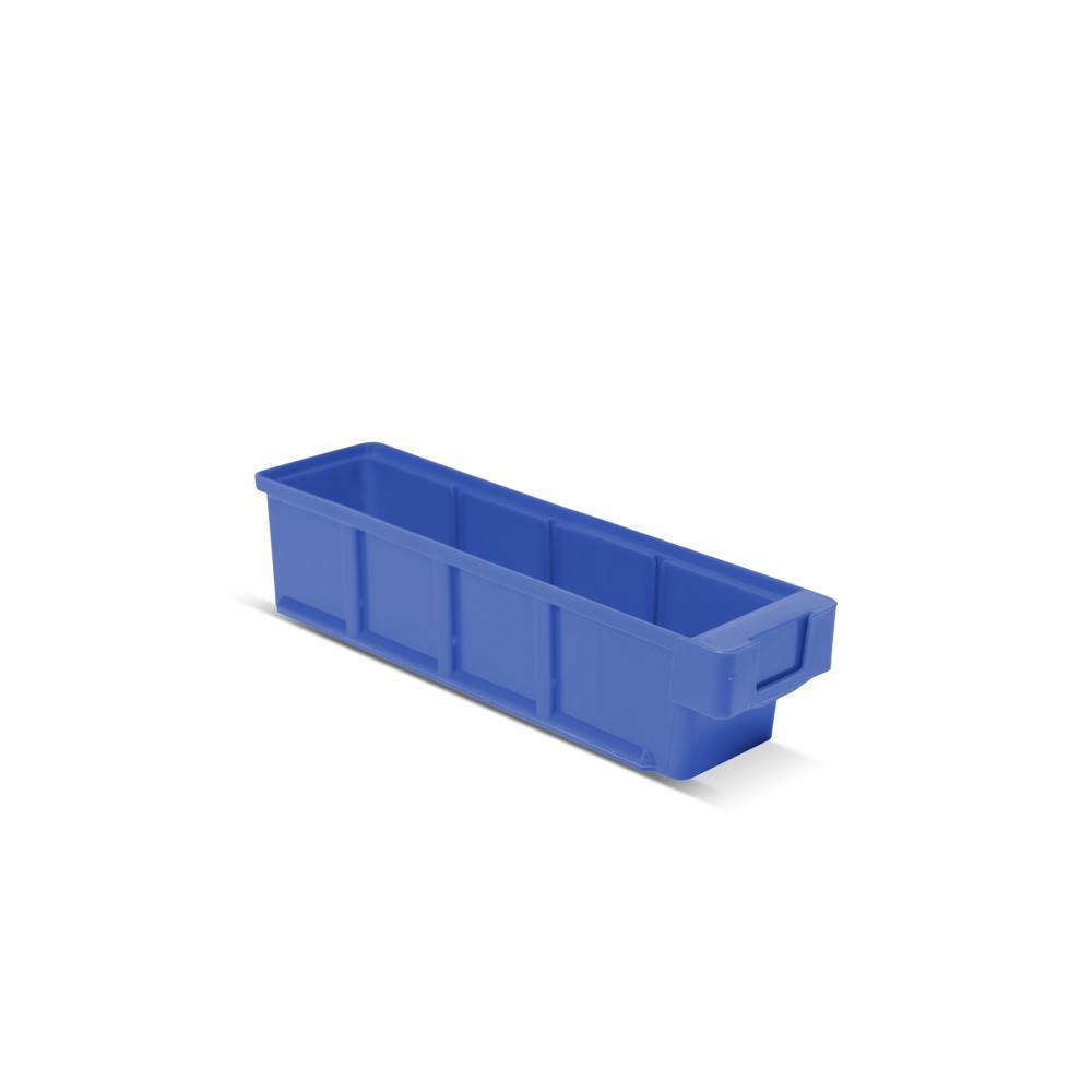 Immagine del prodotto n. 1: Contenitore per scaffale senza apertura frontale, LxP 93 x 300 mm, blu