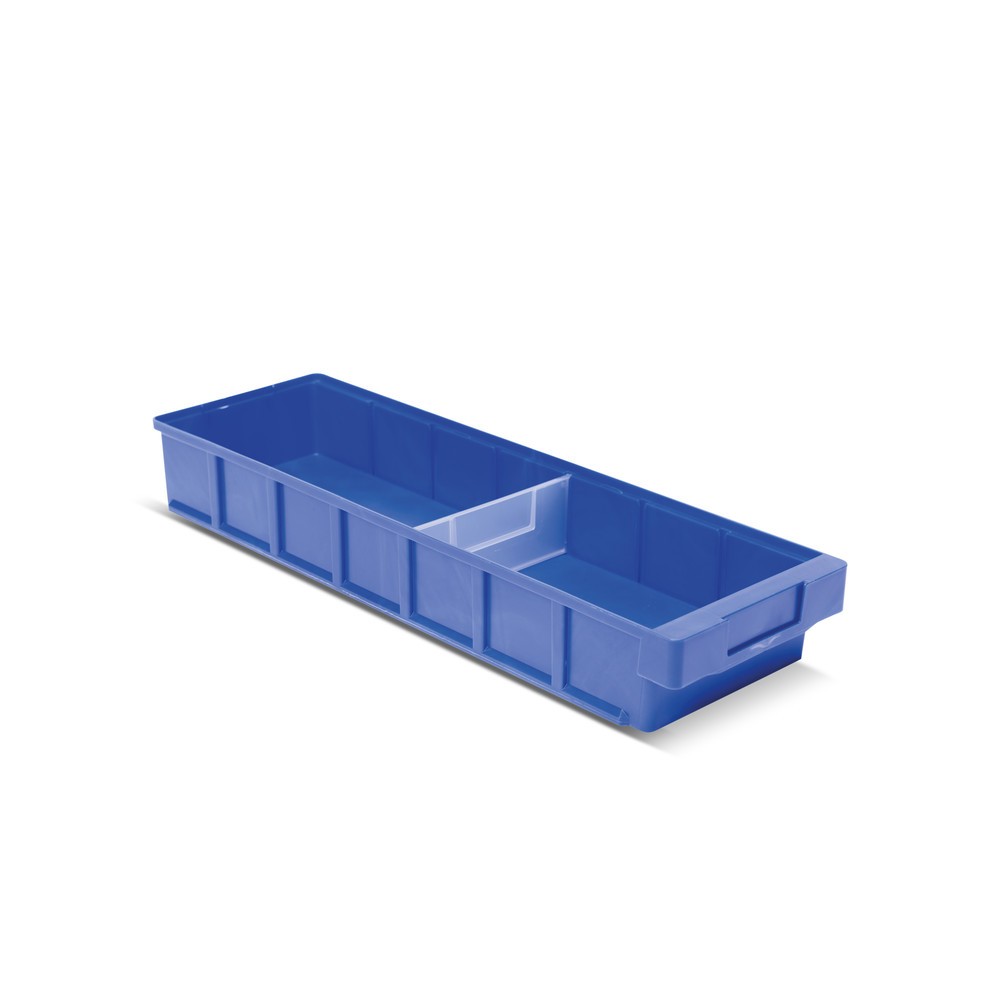 Immagine del prodotto n. 1: Contenitore per scaffale senza apertura frontale, LxP 186 x 600 mm, blu