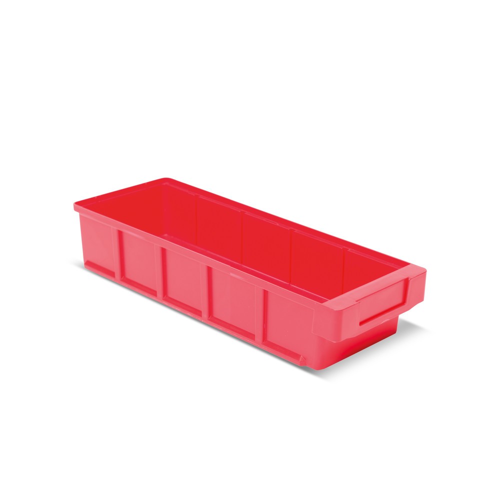 Immagine del prodotto n. 1: Contenitore per scaffale senza apertura frontale, LxP 152 x 400 mm, rosso