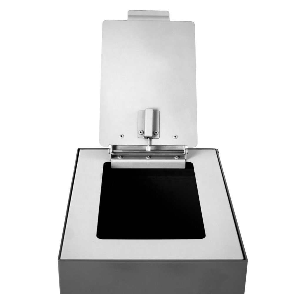 Immagine del prodotto n. 3: Coperchio incernierato per impianto modulare di raccolta differenziata, bianco