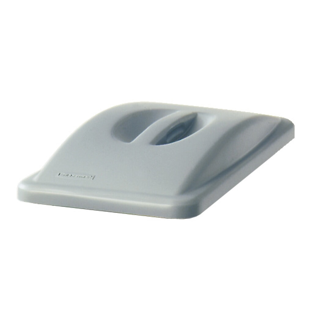 Coperchio per contenitore per rifiuti riciclabili Rubbermaid® Slim Jim®, con impugnatura, PE, grigio Immagine del prodotto: Coperchio per contenitore per rifiuti riciclabili Rubbermaid® Slim Jim®, con impugnatura, PE, grigio