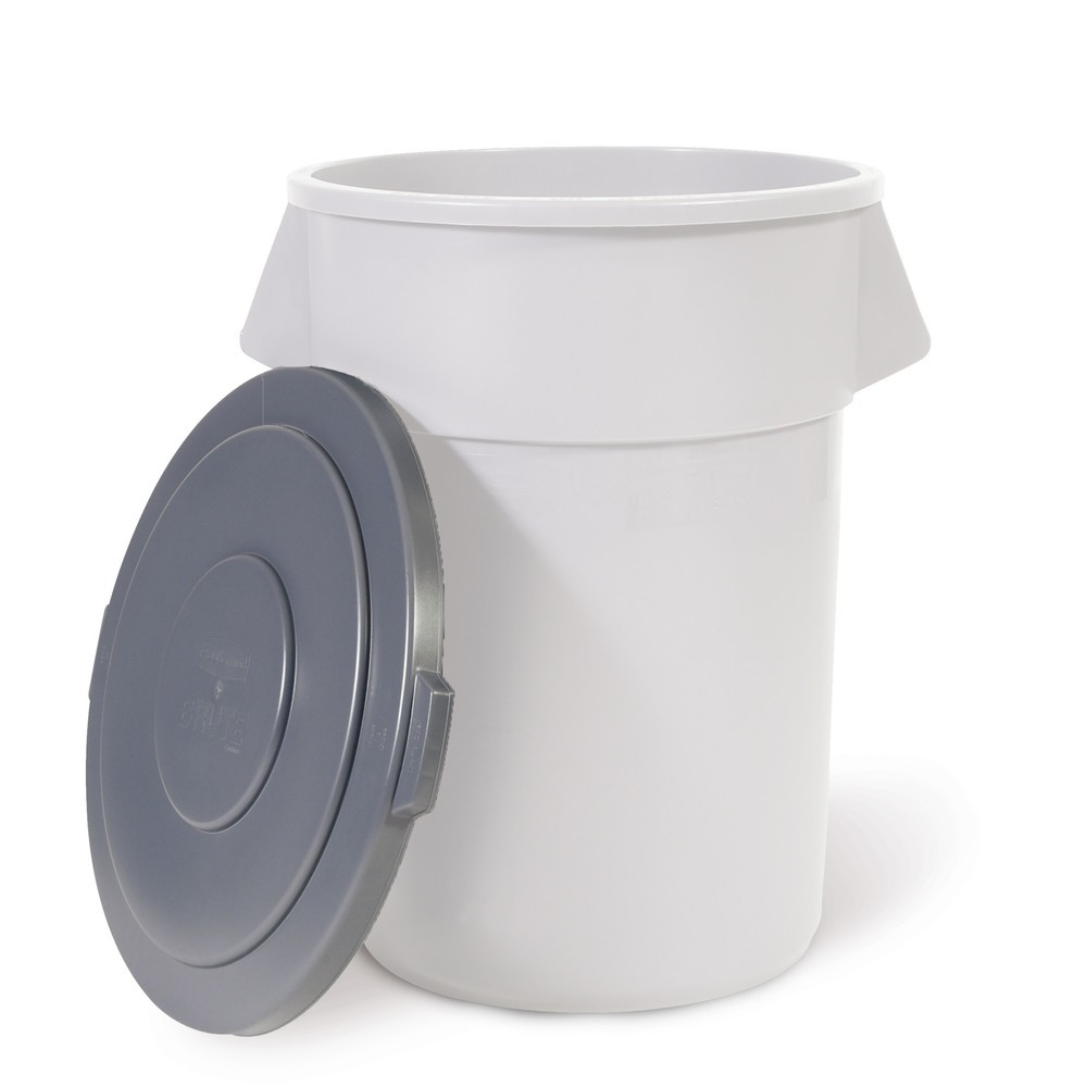 Immagine del prodotto: Coperchio per contenitore universale Rubbermaid® 76 litri, rotondo, bianco
