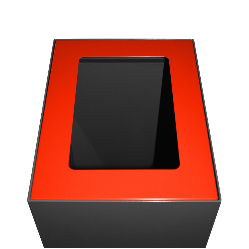 Coperchio per impianto modulare di raccolta differenziata, 60 litri, rosso Immagine del prodotto: Coperchio per impianto modulare di raccolta differenziata, 60 litri, rosso