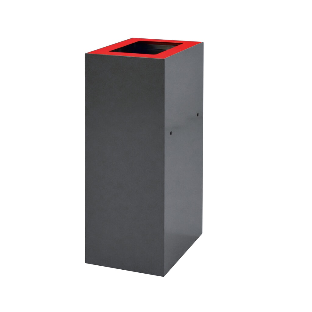 Coperchio per impianto modulare di raccolta differenziata, 60 litri, rosso Immagine del prodotto n. 4: Coperchio per impianto modulare di raccolta differenziata, 60 litri, rosso