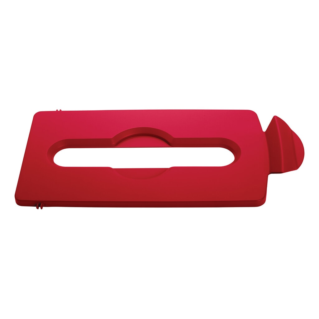 Coperchio per stazione di riciclaggio Rubbermaid® Slim Jim, apertura per lo scarico della carta