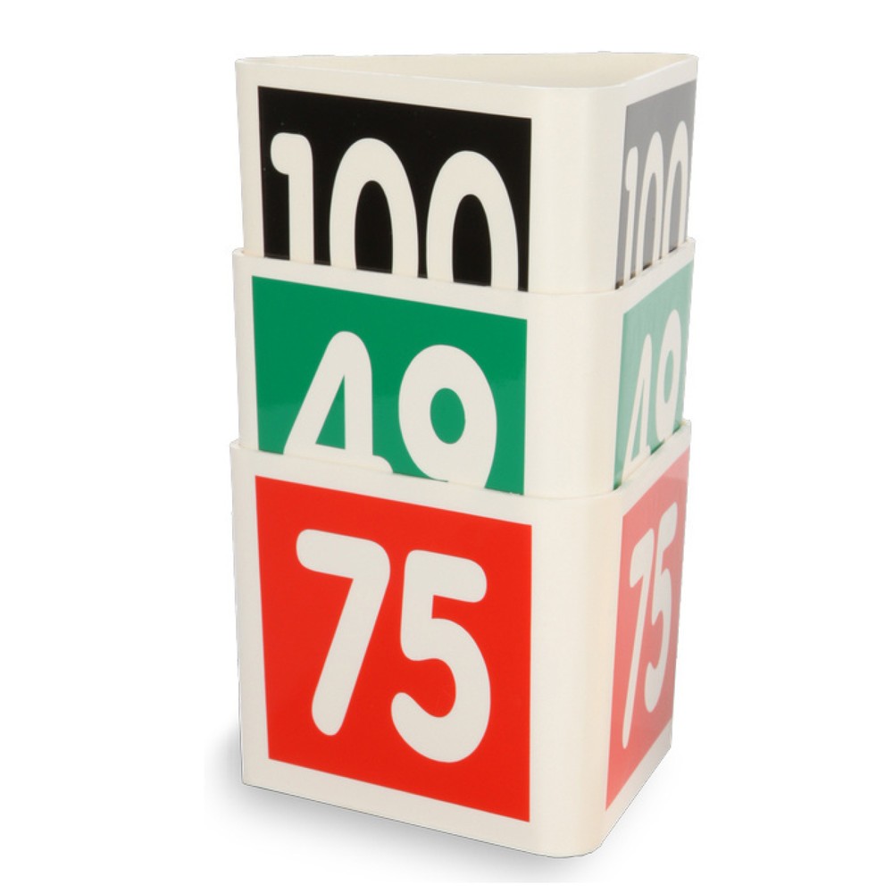 Immagine del prodotto n. 1: Cubo numerato, successione numerica 76-100, blu