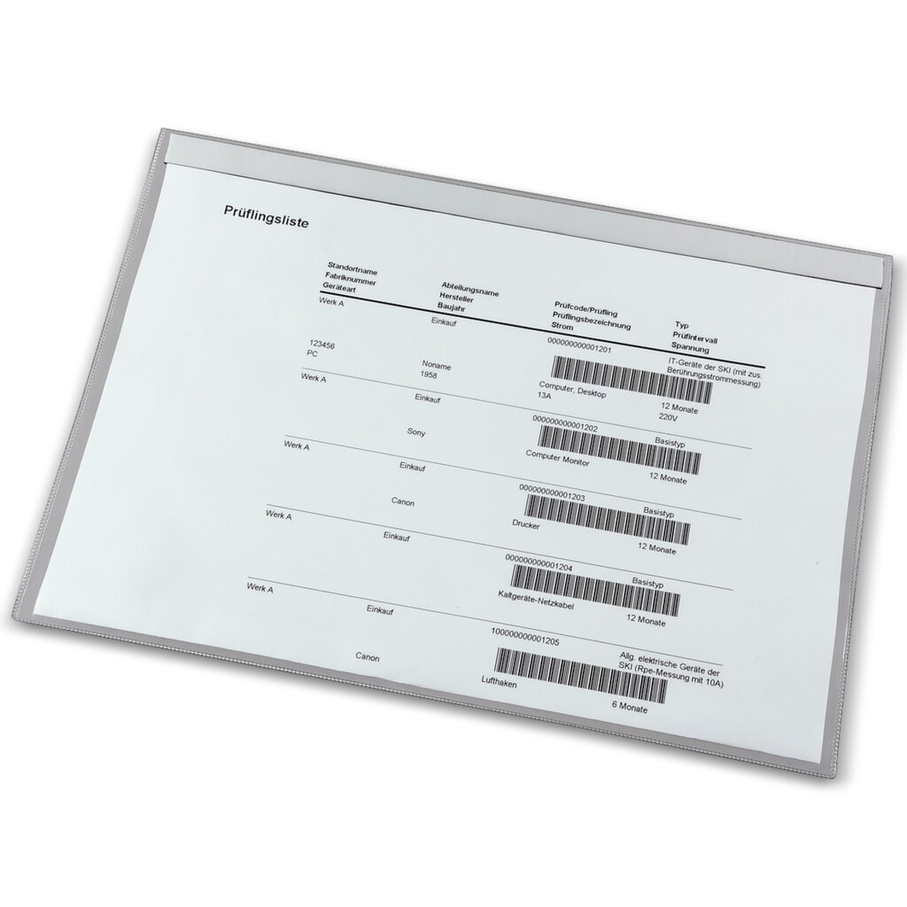 Custodia trasparente DIN A3, trasversale, trasparente, 10 pz/SU Immagine del prodotto: Custodia trasparente DIN A3, trasversale, trasparente, 10 pz/SU