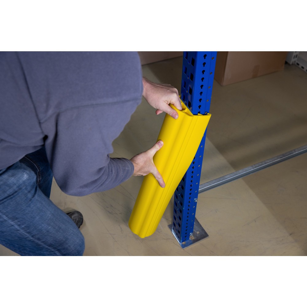 Immagine del prodotto n. 13: Protezione antiurto Dancop d-flexx per scaffali Alfa, in materiale plastico, dimensioni interne AxP 400 x da 75 a 99 mm