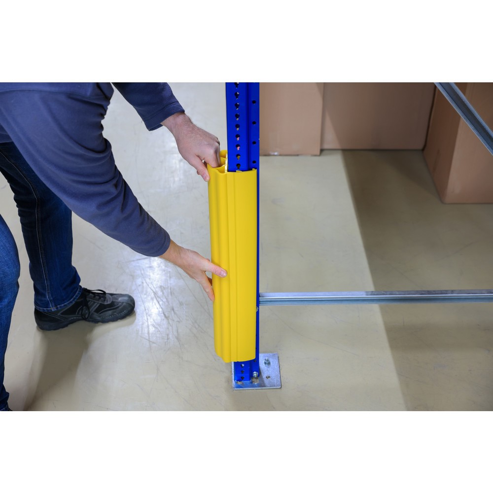 Immagine del prodotto n. 14: Protezione antiurto Dancop d-flexx per scaffali Alfa, in materiale plastico, dimensioni interne AxP 400 x da 75 a 99 mm