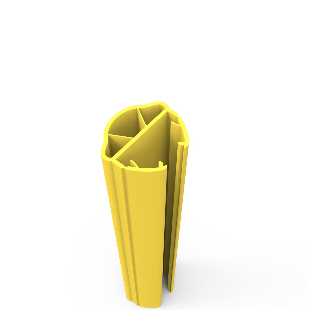 Immagine del prodotto n. 10: Protezione antiurto Dancop d-flexx per scaffali Alfa, in materiale plastico, AxP 600 x da 75 a 99 mm