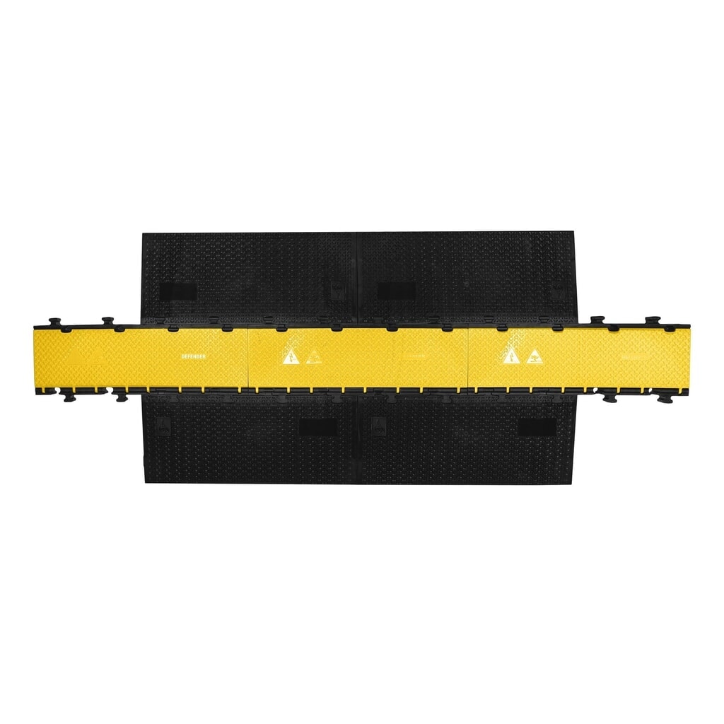 Defender® by Adam Hall Canalina passacavi 3 rampa 2D, nero Immagine del prodotto n. 5: Defender® by Adam Hall Canalina passacavi 3 rampa 2D, nero