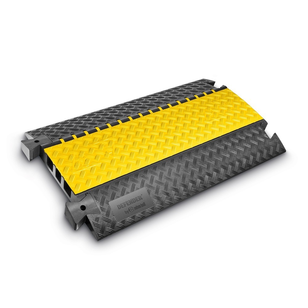 Immagine del prodotto: Defender® by Adam Hall Canalina passacavi 3, 3 canali, nero/giallo