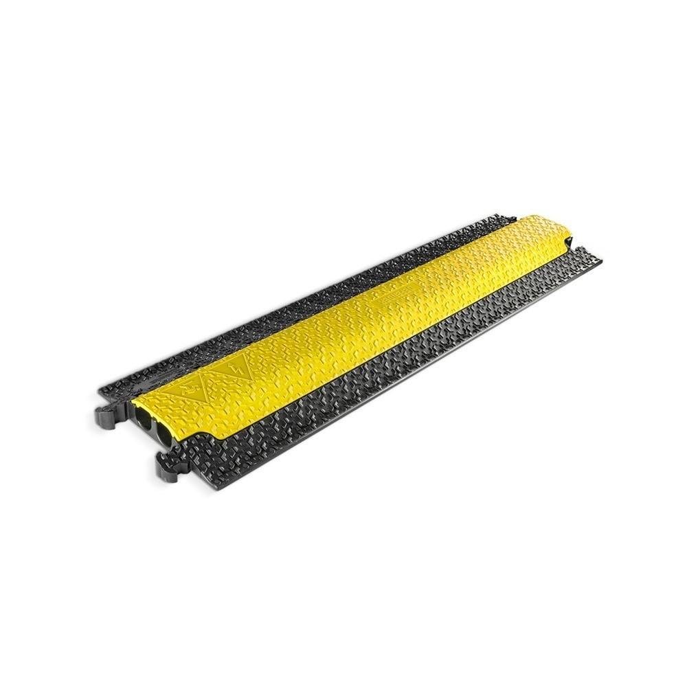 Immagine del prodotto: Defender® by Adam Hall Canalina passacavi MICRO 2, 2 canali, nero/giallo