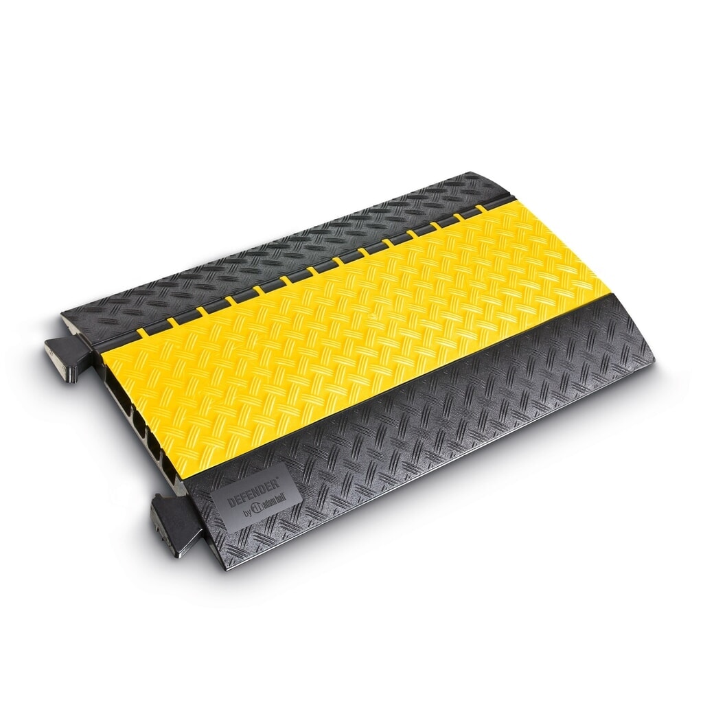 Defender® by Adam Hall Canalina passacavi MIDI 4C, 4 canali, nero/giallo Immagine del prodotto: Defender® by Adam Hall Canalina passacavi MIDI 4C, 4 canali, nero/giallo