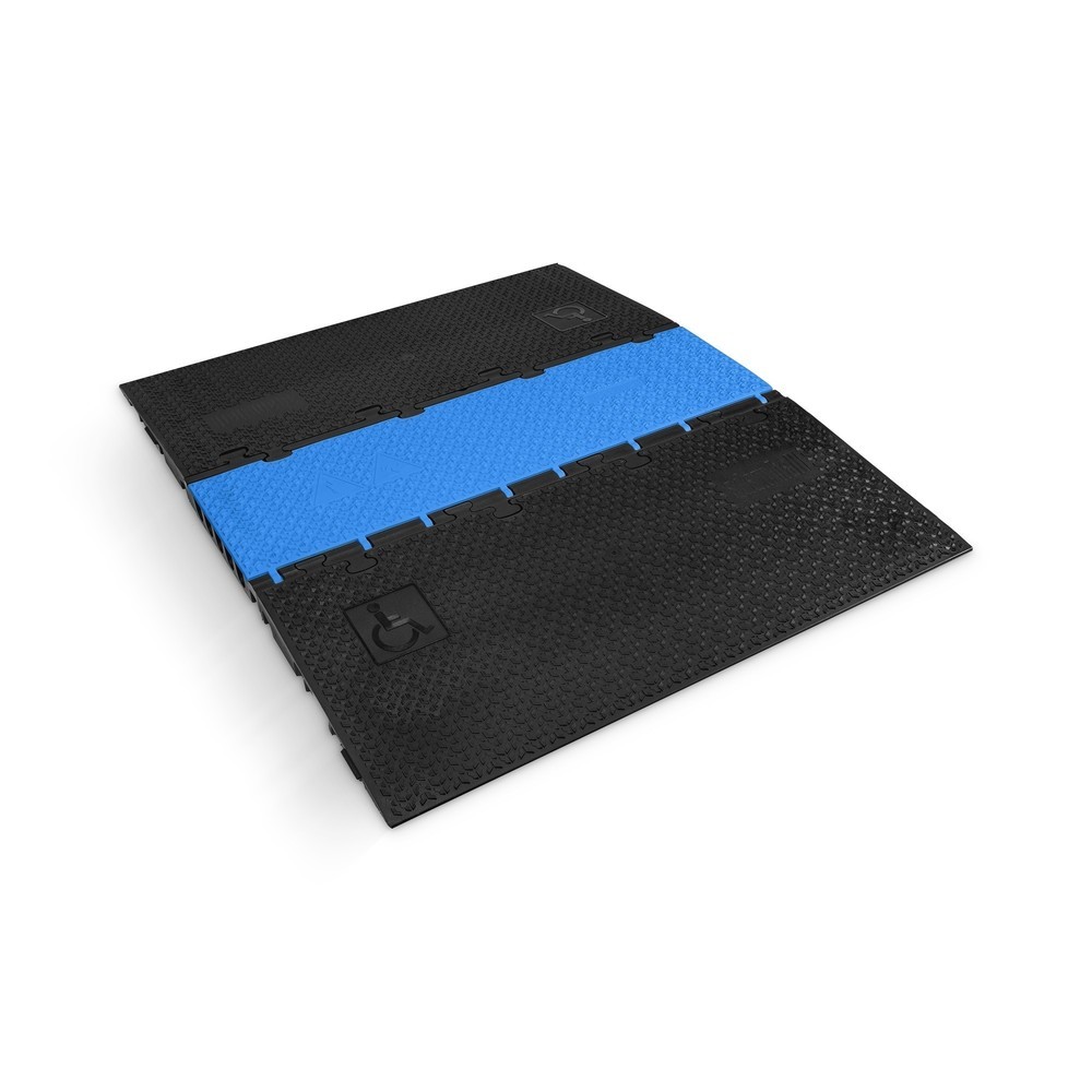 Immagine del prodotto n. 3: Defender® by Adam Hall Canalina passacavi MIDI 5, pezzo centrale 2D, 5 canali, blu