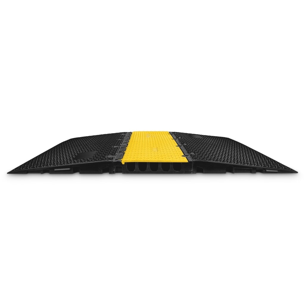 Defender® by Adam Hall Canalina passacavi MIDI 5, pezzo centrale 2D, 5 canali, nero/giallo Immagine del prodotto n. 8: Defender® by Adam Hall Canalina passacavi MIDI 5, pezzo centrale 2D, 5 canali, nero/giallo