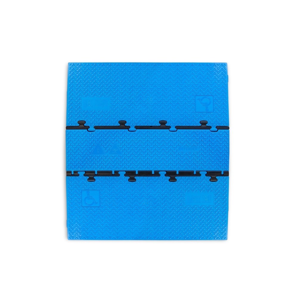 Immagine del prodotto n. 3: Defender® by Adam Hall Canalina passacavi MIDI 5 2D Set per rampa sedia a rotelle, blu