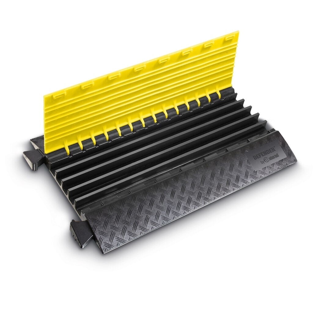 Defender® by Adam Hall Canalina passacavi MIDI 5, 5 canali, nero/giallo Immagine del prodotto n. 3: Defender® by Adam Hall Canalina passacavi MIDI 5, 5 canali, nero/giallo