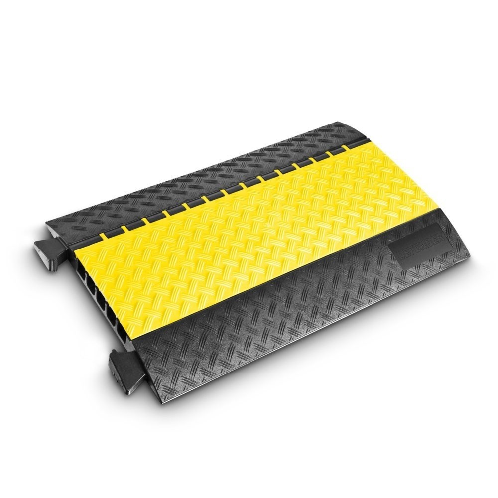 Immagine del prodotto: Defender® by Adam Hall Canalina passacavi MIDI 5, 5 canali, nero/giallo