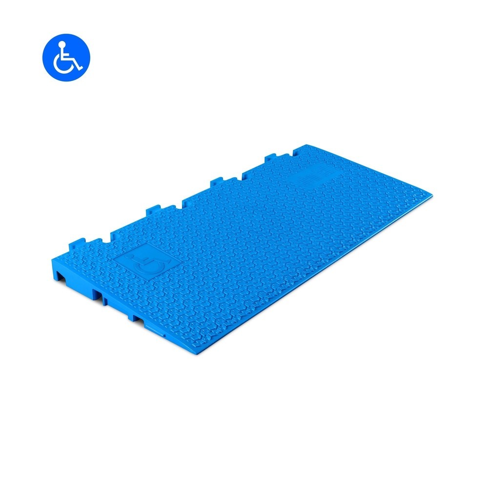Immagine del prodotto: Defender® by Adam Hall Canalina passacavi MIDI 5 rampa 2D, blu