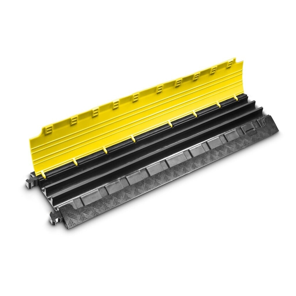 Defender® by Adam Hall Canalina passacavi MINI, 3 canali, nero/giallo Immagine del prodotto n. 4: Defender® by Adam Hall Canalina passacavi MINI, 3 canali, nero/giallo