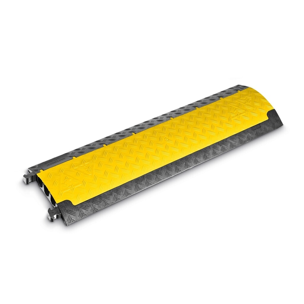 Defender® by Adam Hall Canalina passacavi MINI, 3 canali, nero/giallo Immagine del prodotto: Defender® by Adam Hall Canalina passacavi MINI, 3 canali, nero/giallo