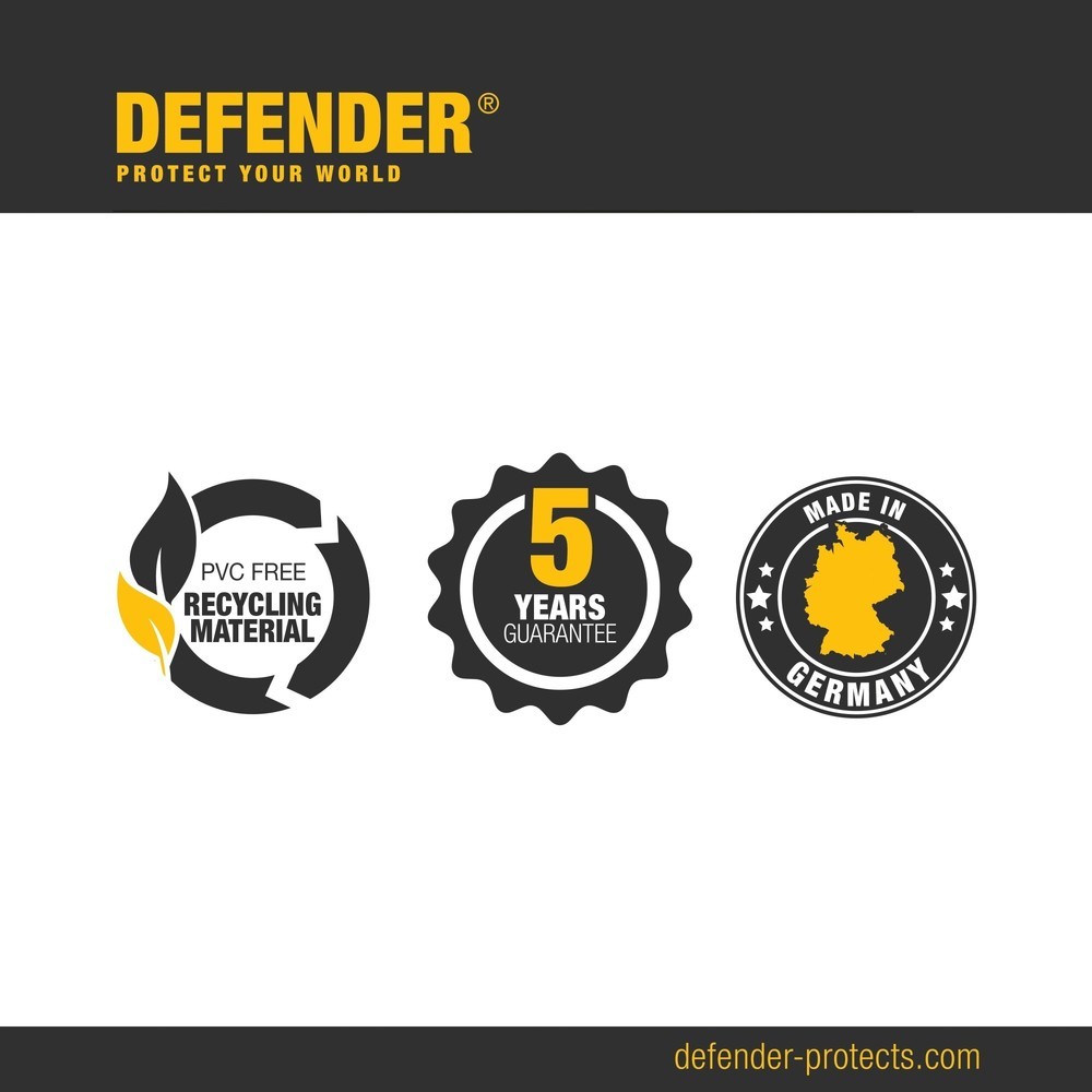 Immagine del prodotto n. 2: Defender® by Adam Hall Canalina passacavi MINI pezzo terminale, 3 canali, femmina
