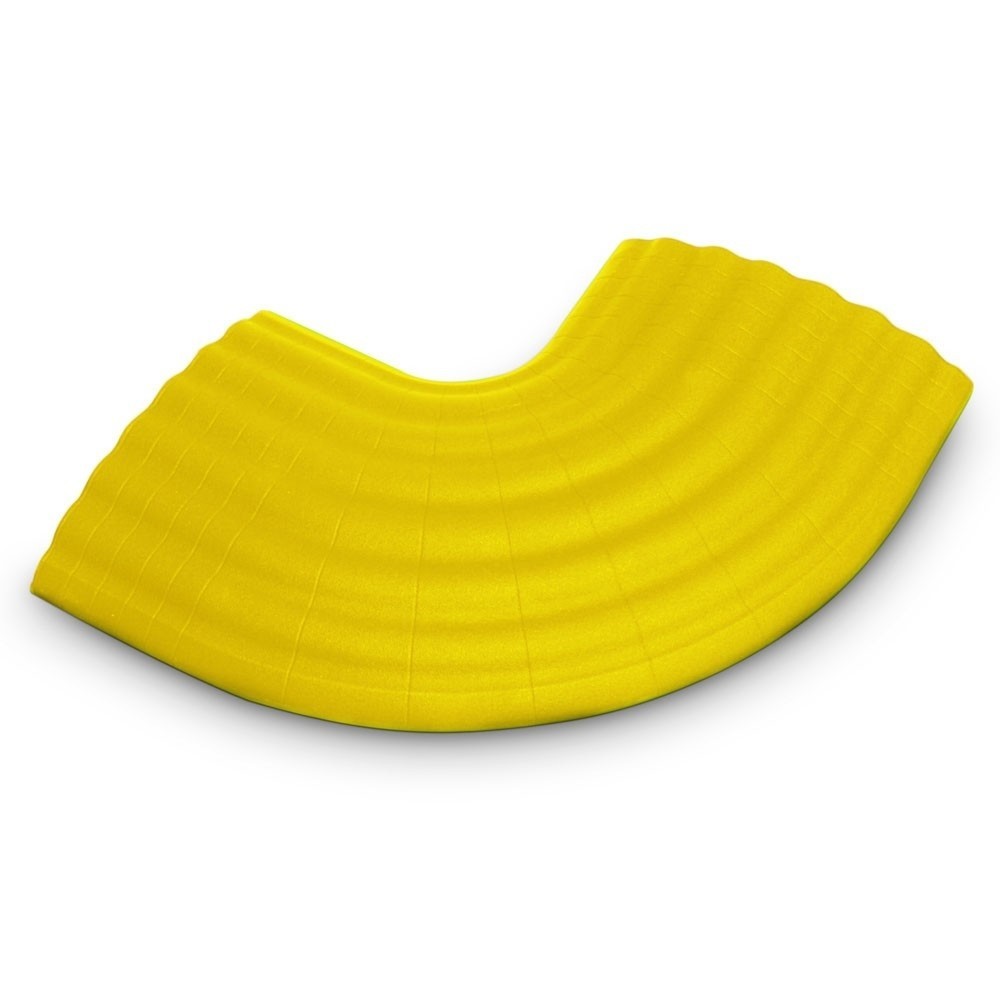 Immagine del prodotto: Defender® by Adam Hall Canalina passacavi OFFICE, curva a 90°, 4 canali, giallo