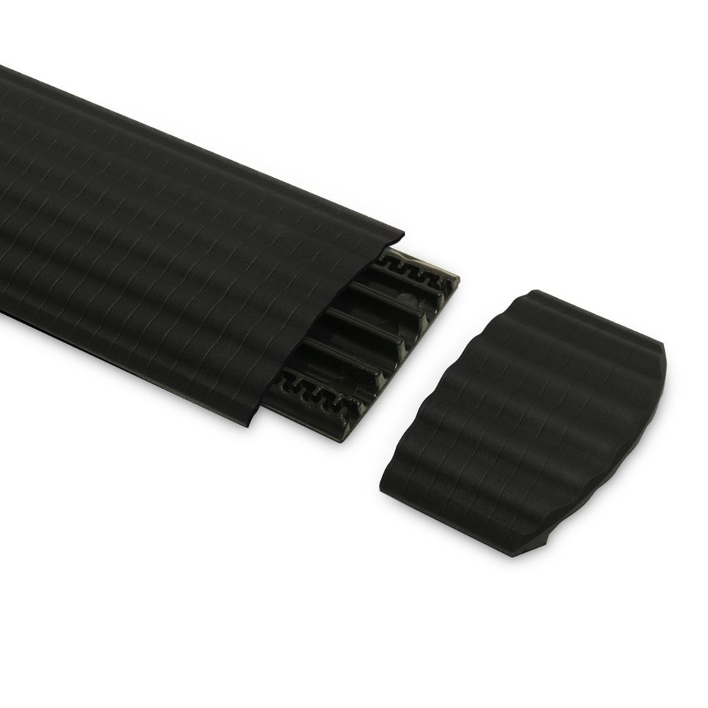 Immagine del prodotto: Defender® by Adam Hall Canalina passacavi OFFICE pezzo terminale, 4 canali, nero