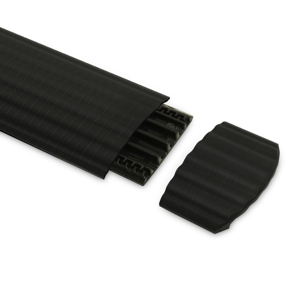 Immagine del prodotto n. 1: Defender® by Adam Hall Canalina passacavi OFFICE pezzo terminale, 4 canali, nero
