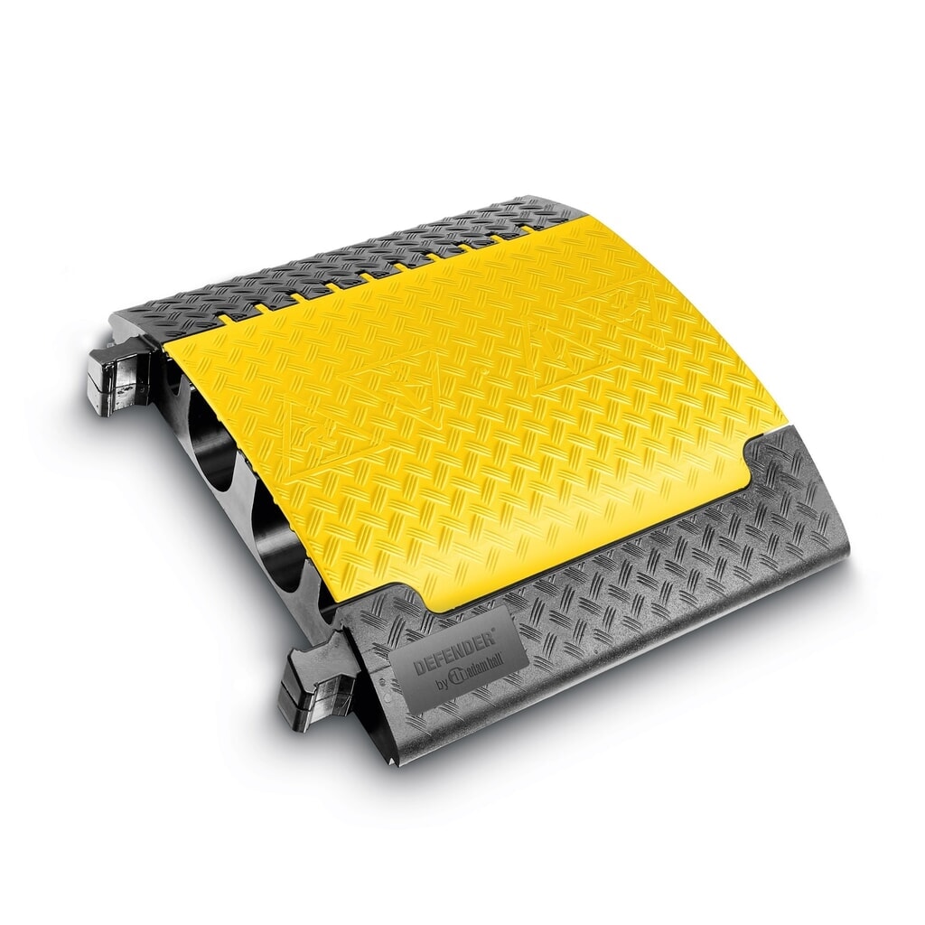 Defender® by Adam Hall Canalina passacavi ULTRA L, 4 canali, nero/giallo Immagine del prodotto: Defender® by Adam Hall Canalina passacavi ULTRA L, 4 canali, nero/giallo