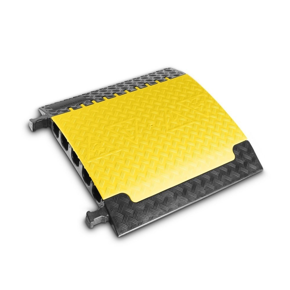 Immagine del prodotto: Defender® by Adam Hall Canalina passacavi XXL, 5 canali, nero/giallo