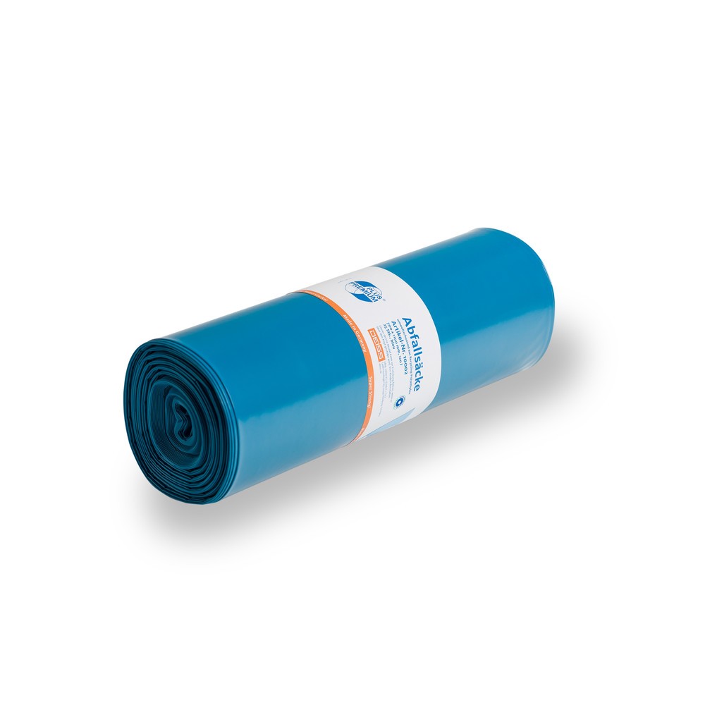Immagine del prodotto: DEISS PREMIUM PLUS «The Super Strong» sacchetto dei rifiuti, 120 litri, 700 x 1.100 mm, LDPE, 25 pezzi/rotolo, confezione da 6 rotoli