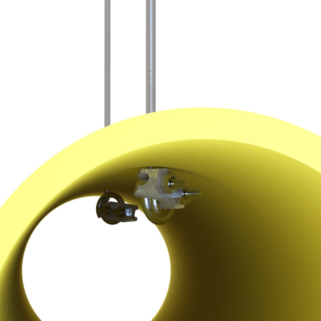Immagine del prodotto n. 9: Delimitatore altezza "Papa", appeso, Ø 140 mm, lunghezza 1.000 mm