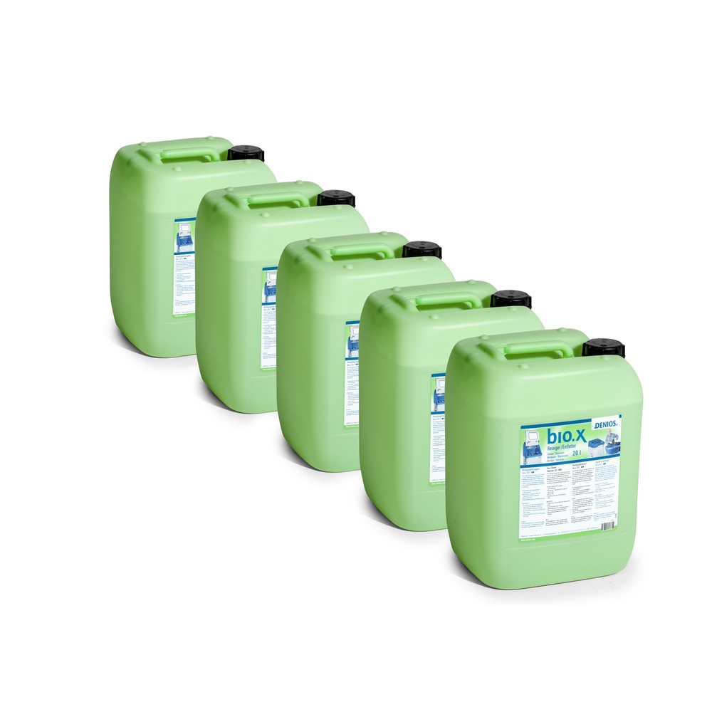 Immagine del prodotto: Detergente bio.x, set per primo riempimento, 5 taniche da 20 litri