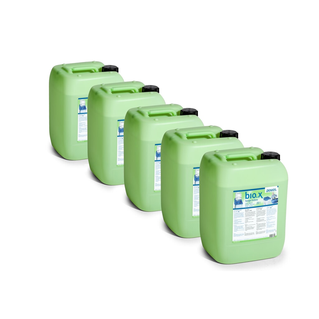Immagine del prodotto: Detergente bio.x, set per primo riempimento, 5 taniche da 20 litri