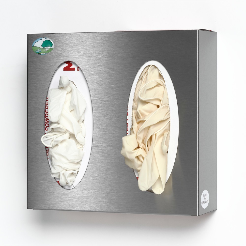 Immagine del prodotto n. 1: Dispenser da parete VAR® per scatole porta guanti / salviette, 2 scomparti