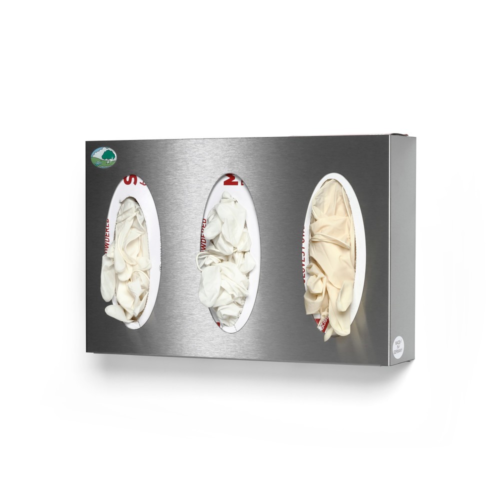 Immagine del prodotto n. 1: Dispenser da parete VAR® per scatole porta guanti / salviette, 3 scomparti