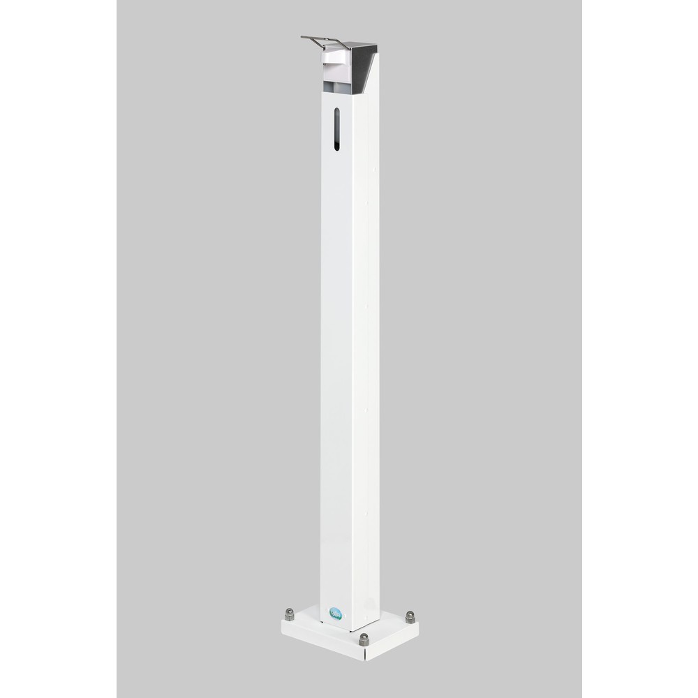 Immagine del prodotto n. 1: Dispenser di disinfettante per le mani VAR® HDS 105, montaggio a pavimento, con dispenser, bianco